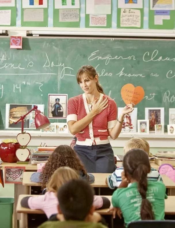 a teacher in a classroom