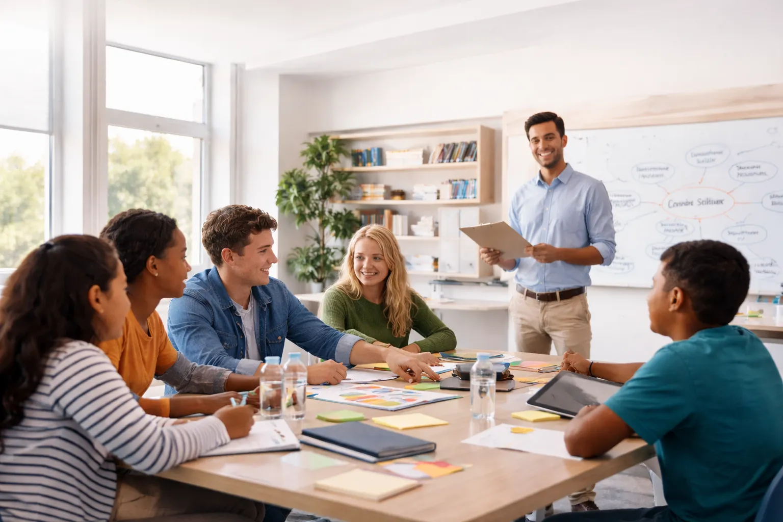 a meeting of teachers